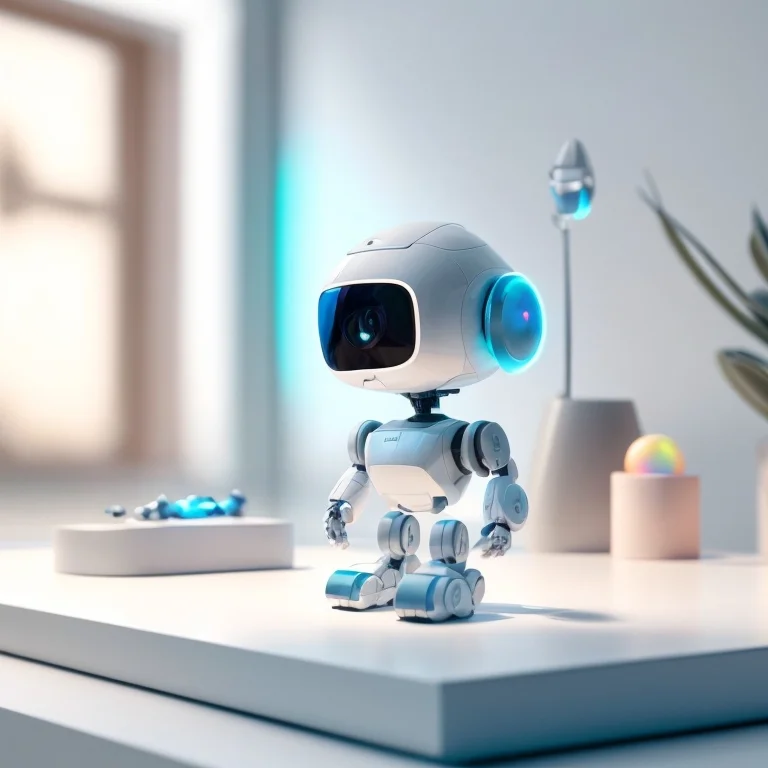 Kind spielt mit AI Toy